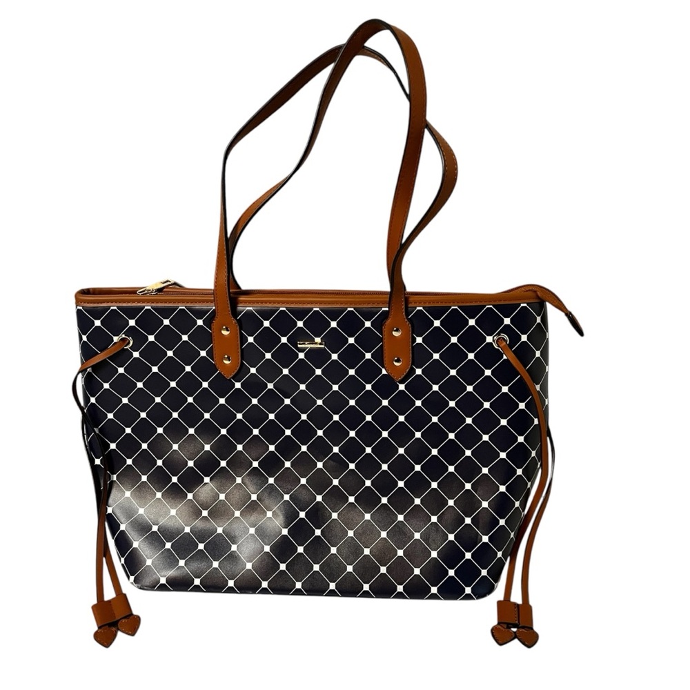 LOVEVOOK Navy Geometric Tote Bag 👜